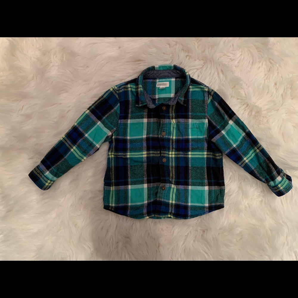 Gymboree plaid flannel shirt